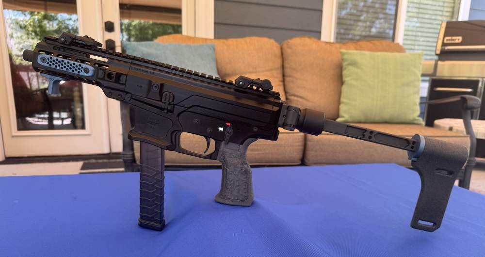 Panzer Arms ARP9 Pistol|9mm PCC | Black-Titanium Blue| Glock-pattern Mags-img-3