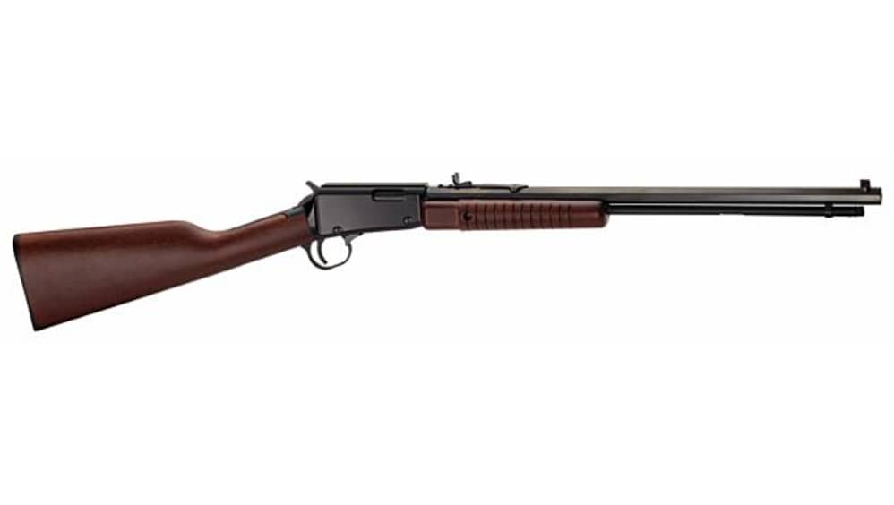 HENRY H3 PUMP ACTION 22S/L/LR 20" OCTAGON BLUED WALNUT H003T new in box-img-0