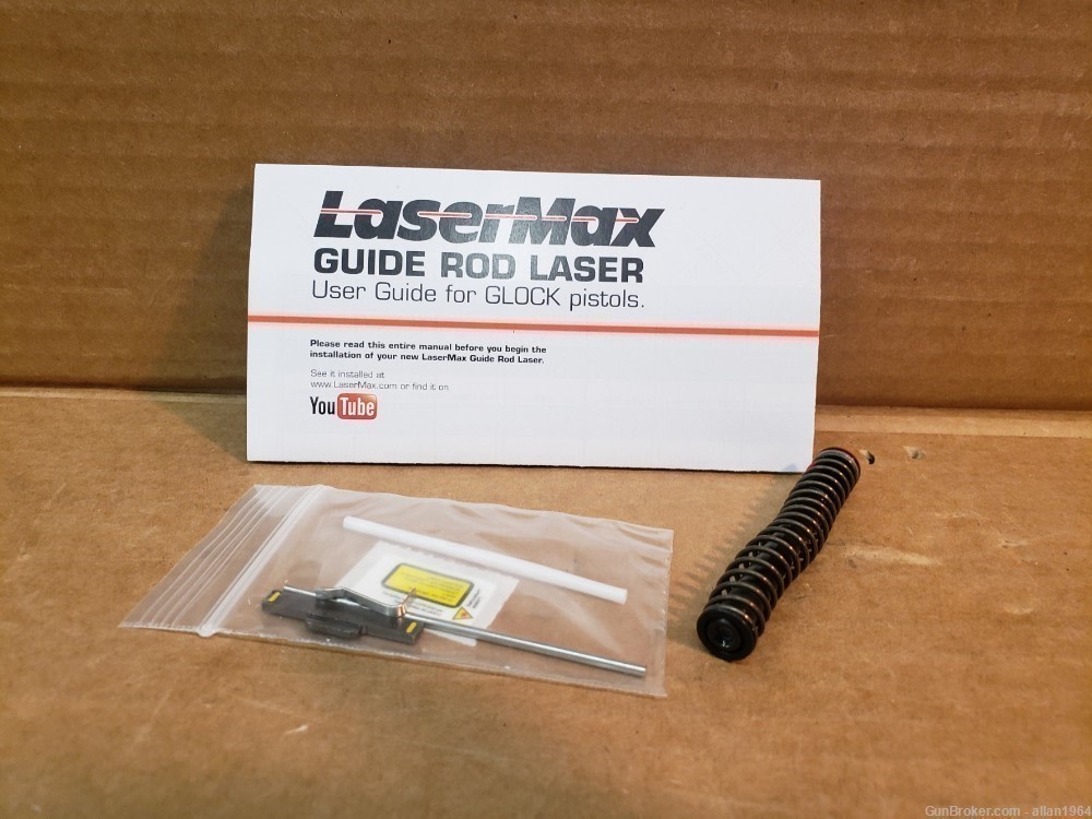 Lasermax Guide Rod Laser for Glock 19/23/32/38 Gen 1-3 Red Laser-img-3