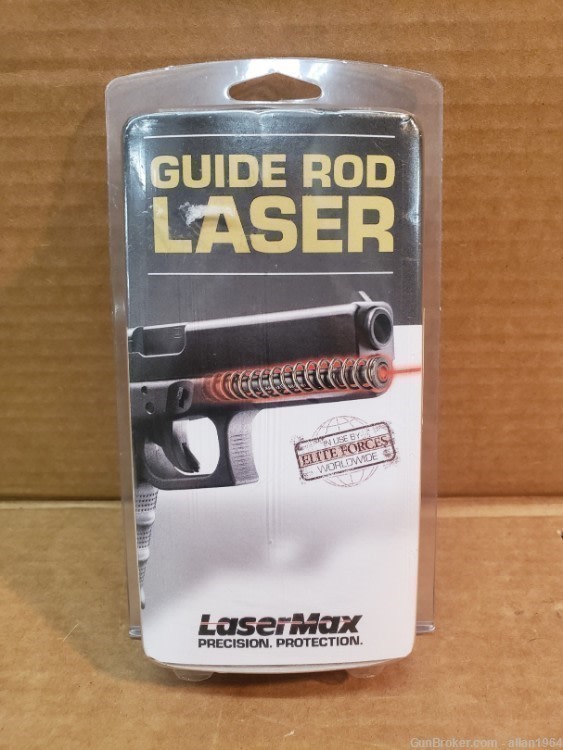 Lasermax Guide Rod Laser for Glock 19/23/32/38 Gen 1-3 Red Laser-img-0
