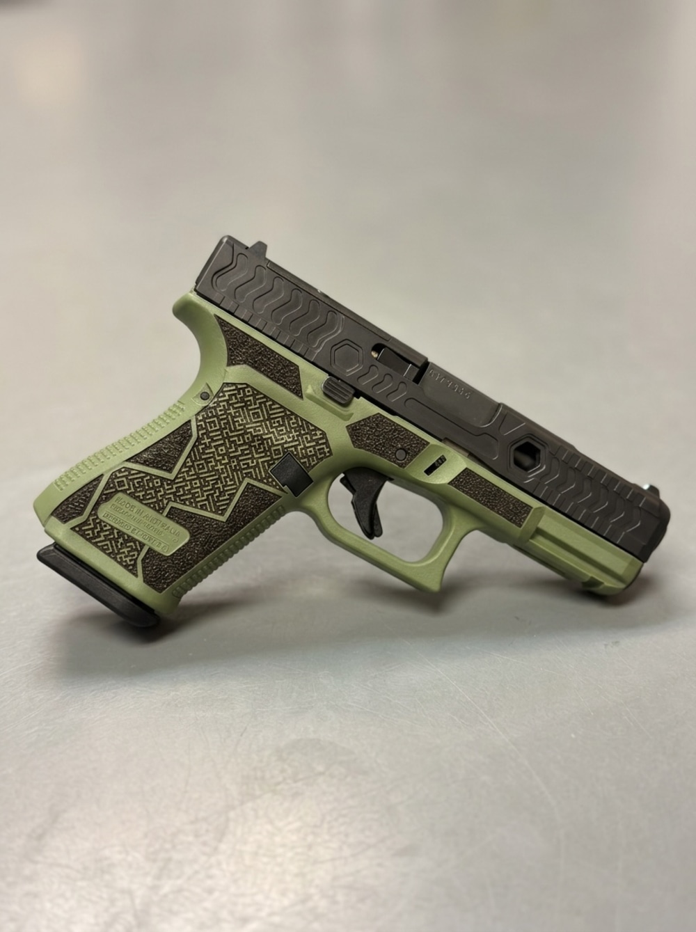 Glock 19 V Kavorka OD Green 9mm Optic Ready Ported by Shark Coast Tactical-img-1