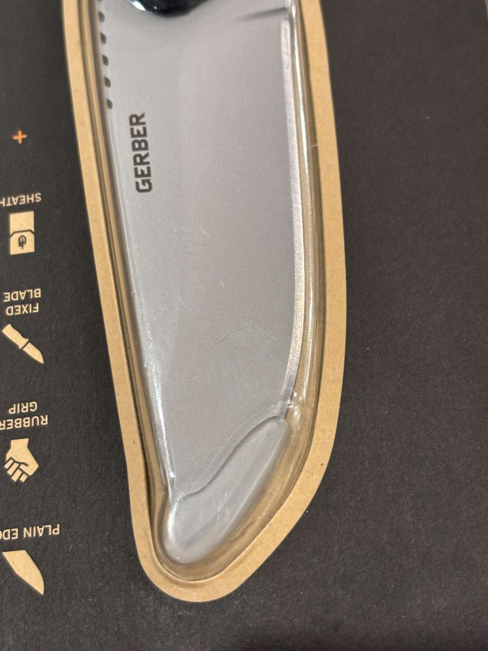 Discontinued- New Old Stock -  Gerber Moment Fixed Blade Knife and Sheath-img-5