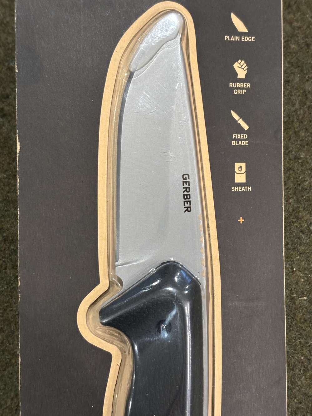 Discontinued- New Old Stock -  Gerber Moment Fixed Blade Knife and Sheath-img-2