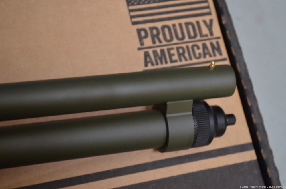 Mossberg 590 FLEX Tactical X-Werks OD Green 20" 8+1 New 6-POS PG StK 50695-img-2