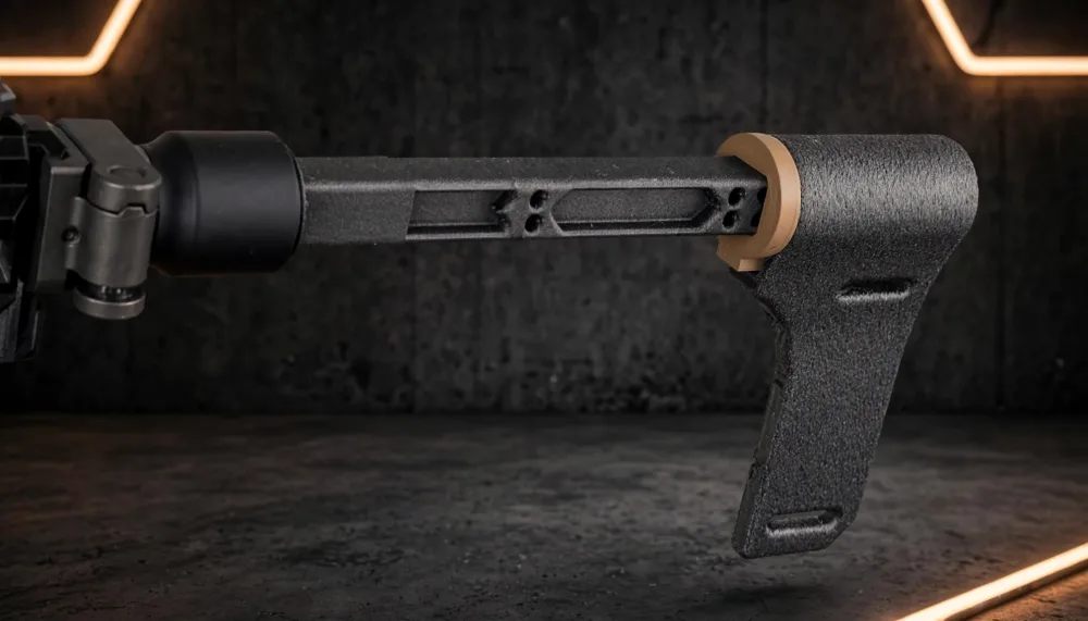 BDG Custom Side Folding Stabilizing Brace | Picatinny 1913 Mount-img-0