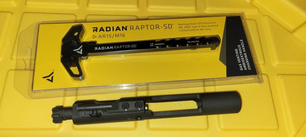 AR15/M16 BCG 556 & Radian Raptor SD Suppressor Ambi Charge Handle -img-0