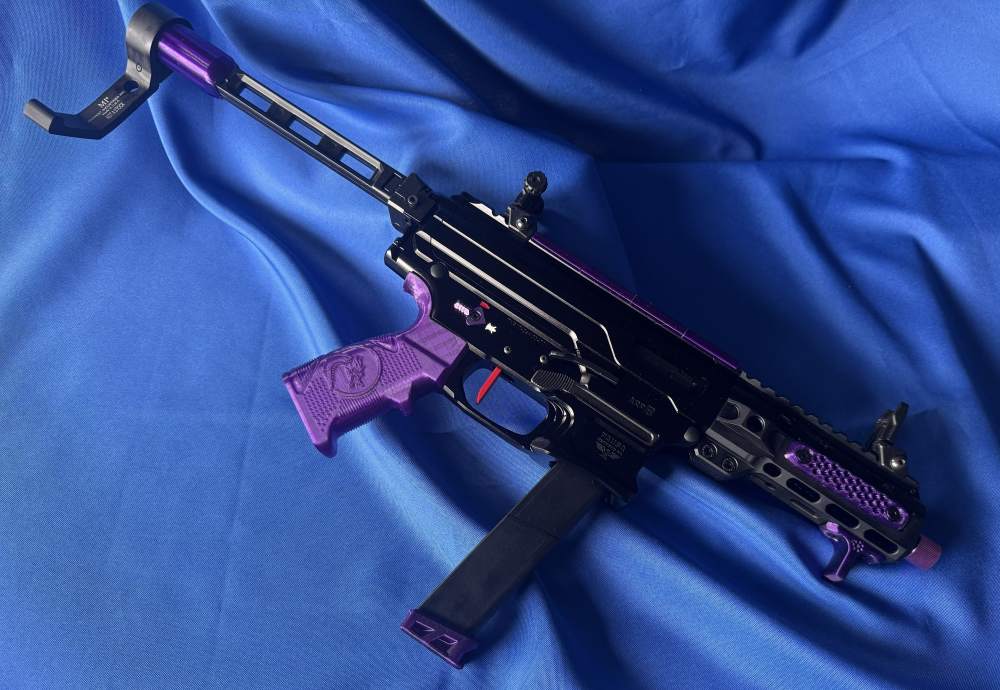 Panzer Arms ARP9 9mm AR Pistol – Custom Purple Build |Rise RAVE PCC Trigger-img-4