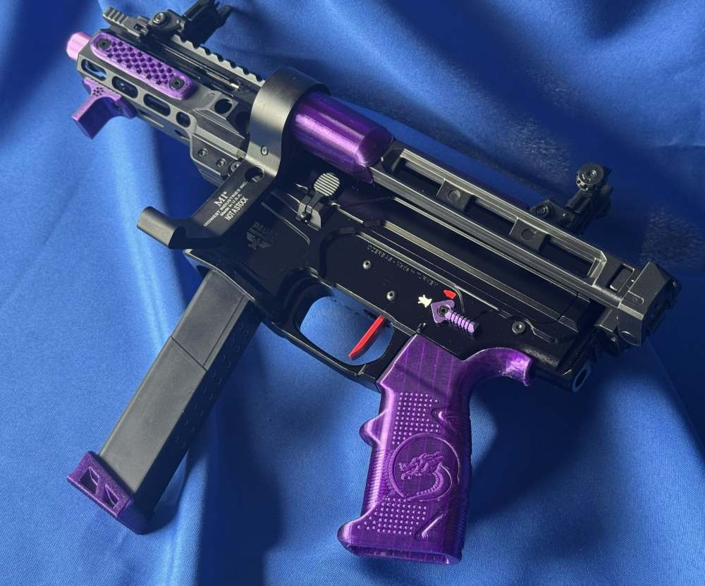 Panzer Arms ARP9 9mm AR Pistol – Custom Purple Build |Rise RAVE PCC Trigger-img-3