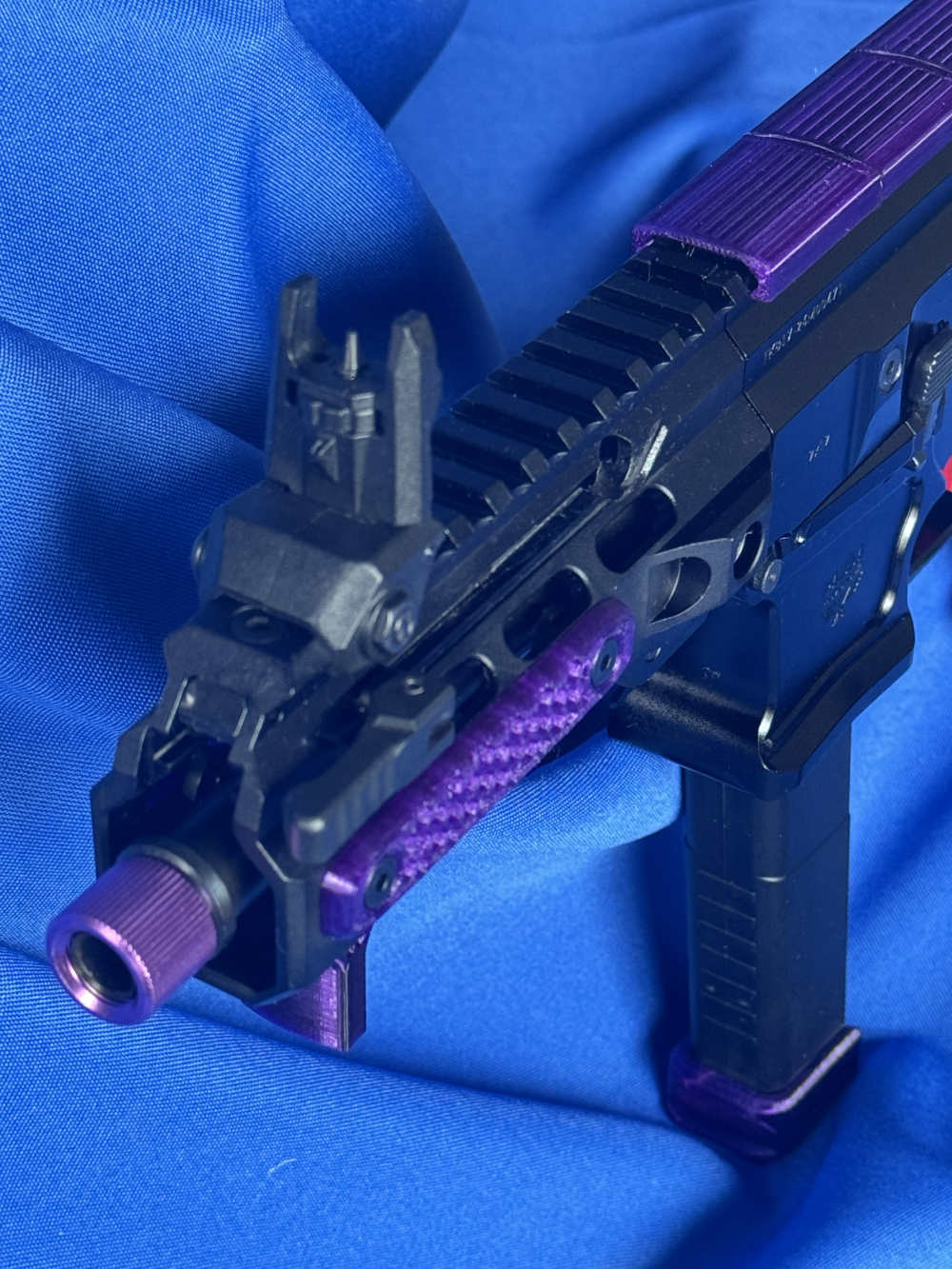 Panzer Arms ARP9 9mm AR Pistol – Custom Purple Build |Rise RAVE PCC Trigger-img-6