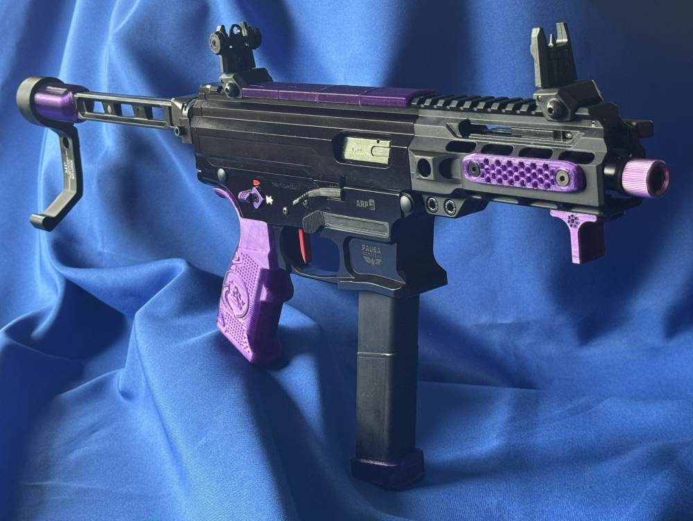 Panzer Arms ARP9 9mm AR Pistol – Custom Purple Build |Rise RAVE PCC Trigger-img-0