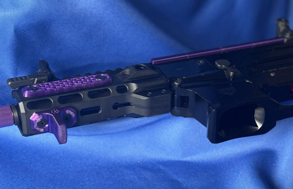 Panzer Arms ARP9 9mm AR Pistol – Custom Purple Build |Rise RAVE PCC Trigger-img-19