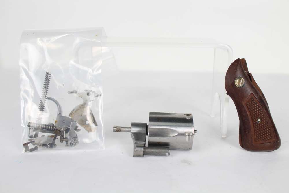 Rossi 85 Stainless Steel Revolver Parts Lot – Hammer, Trigger, Cylinder-img-0