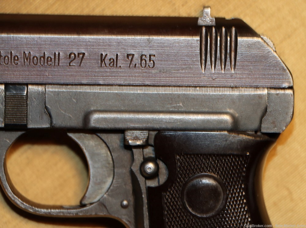 WWII German CZ Model 27 Pistol, c. 1942-img-1