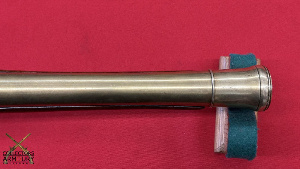 Delicate English Brass Barrelled Flintlock Blunderbuss By Ryan & Watson-img-14