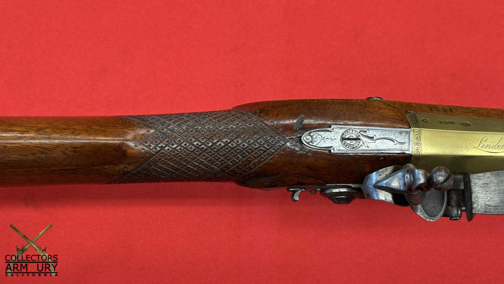 Delicate English Brass Barrelled Flintlock Blunderbuss By Ryan & Watson-img-11