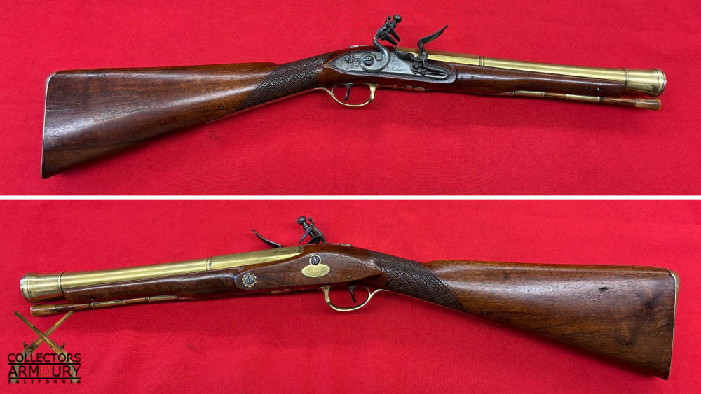 Delicate English Brass Barrelled Flintlock Blunderbuss By Ryan & Watson-img-1