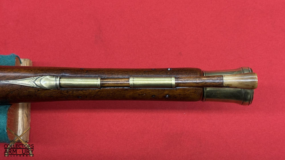 Delicate English Brass Barrelled Flintlock Blunderbuss By Ryan & Watson-img-18