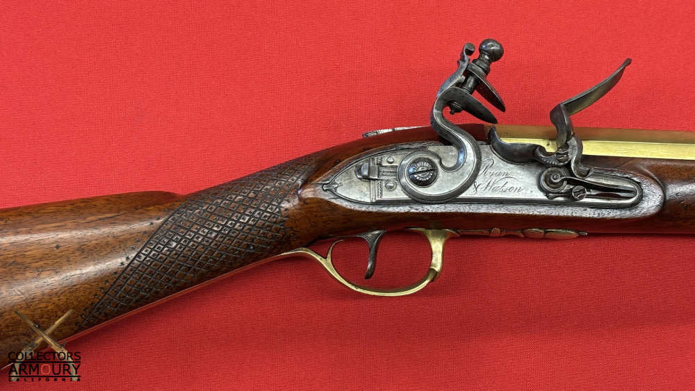 Delicate English Brass Barrelled Flintlock Blunderbuss By Ryan & Watson-img-4