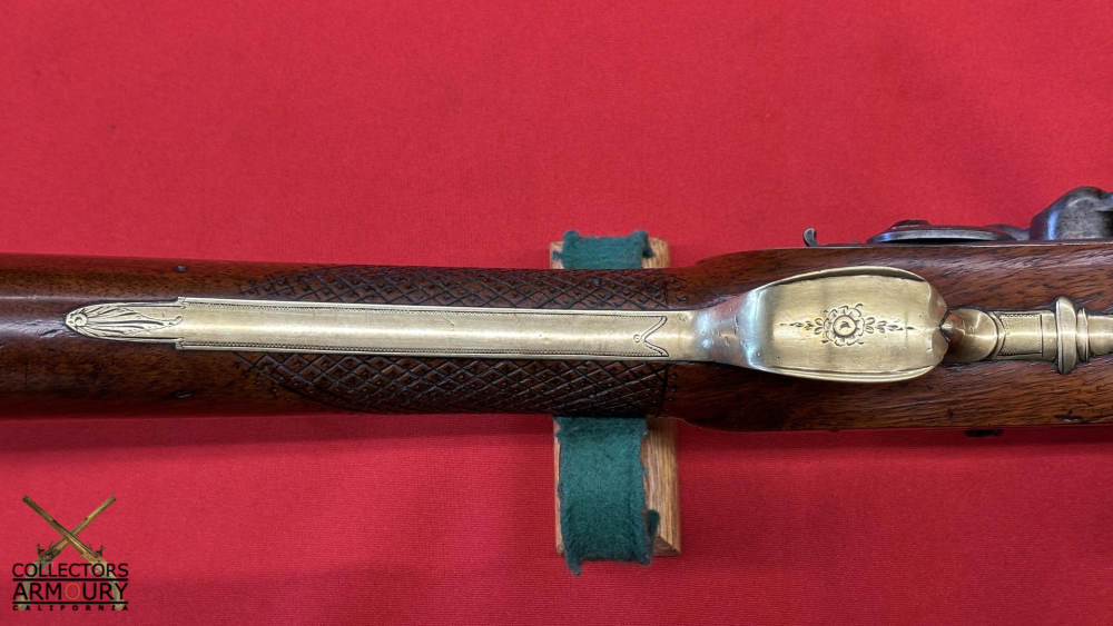 Delicate English Brass Barrelled Flintlock Blunderbuss By Ryan & Watson-img-16