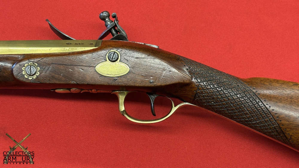 Delicate English Brass Barrelled Flintlock Blunderbuss By Ryan & Watson-img-8
