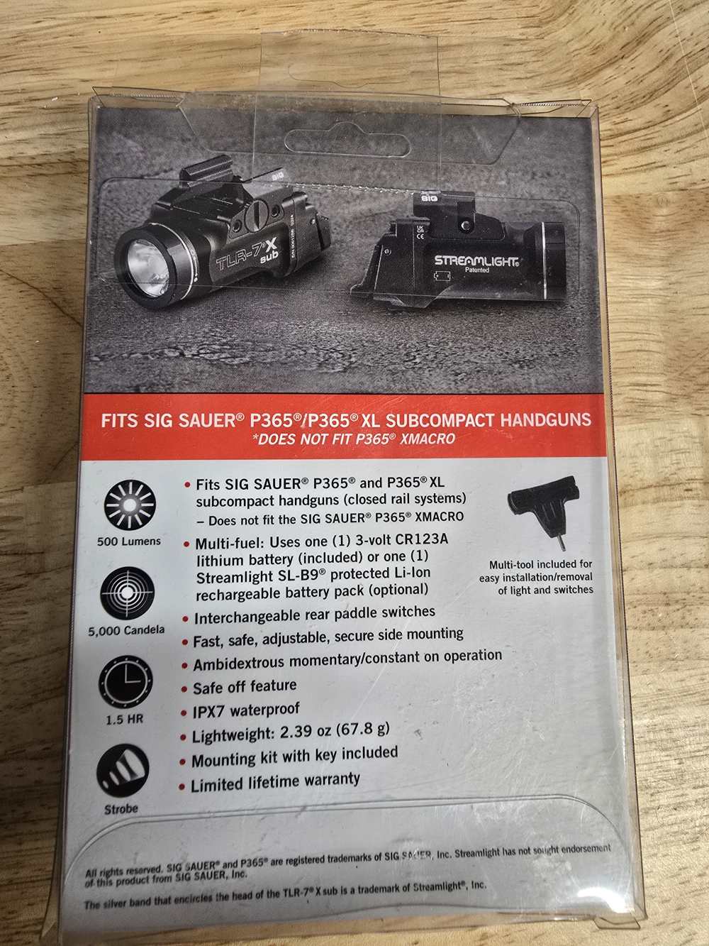 TLR-X Sub Weaponlight for P365/P365 XL-img-1