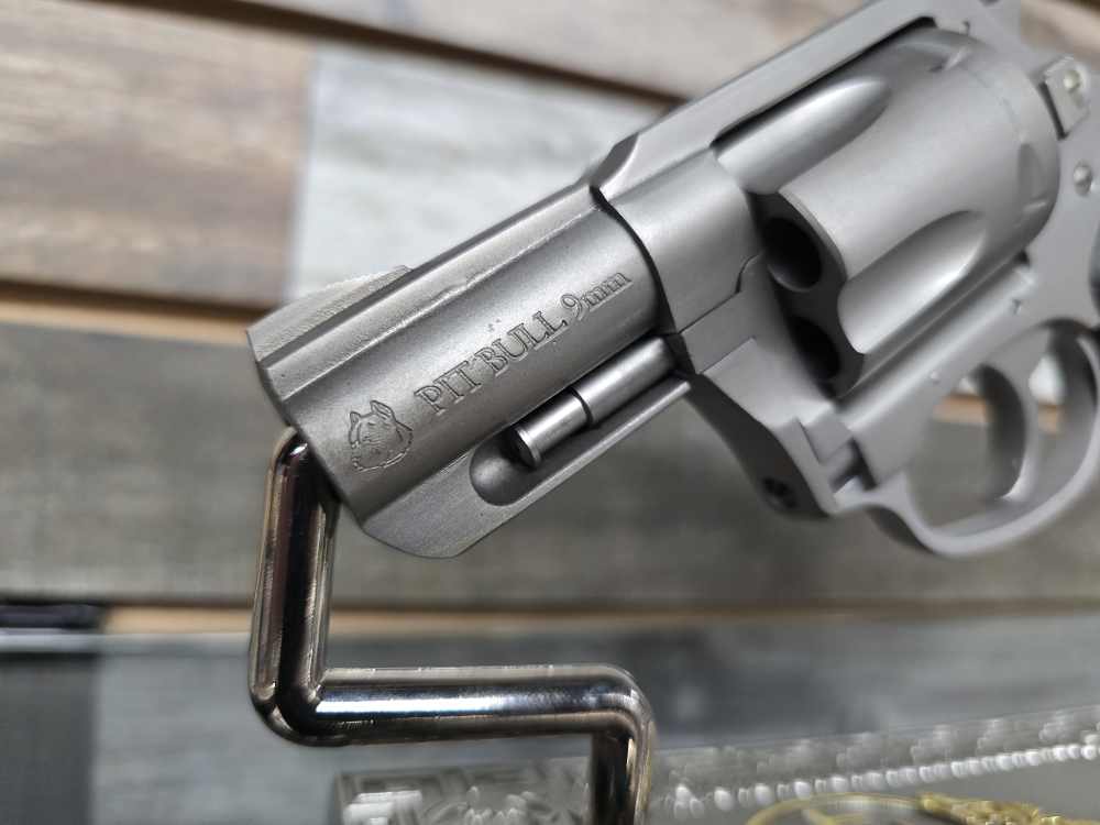 Charter Arms Pitbull 9mm | Stainless Steel | 5-Shot | No Moon Clips Needed-img-1