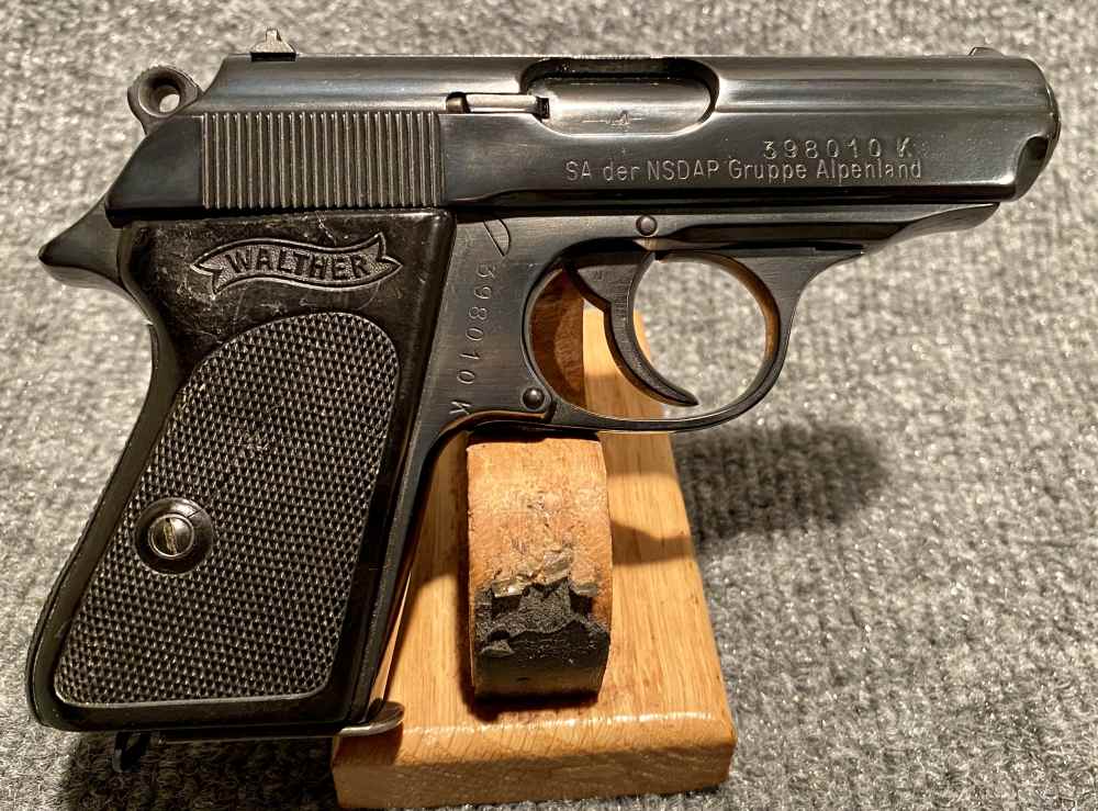Walther PPK 1943 WW2 German Military SA NSDAP Gruppe Alpenland -img-0