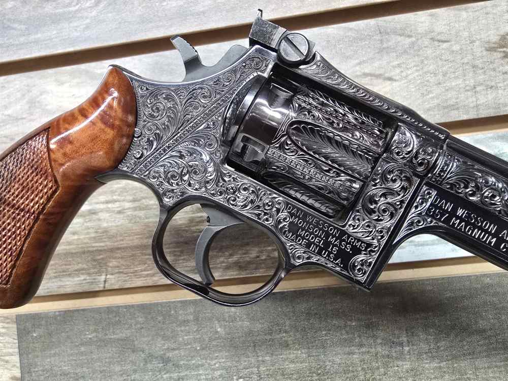 Dan Wesson Model 15 .357 Magnum | Heavy Factory Engraved | Extremely Rare -img-5