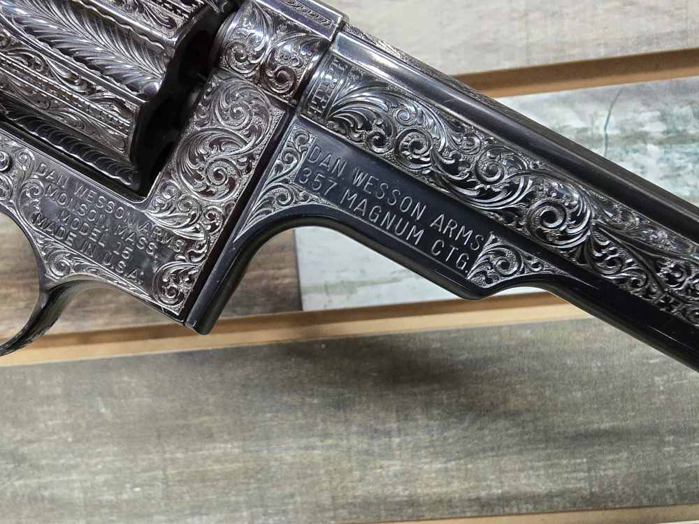 Dan Wesson Model 15 .357 Magnum | Heavy Factory Engraved | Extremely Rare -img-8