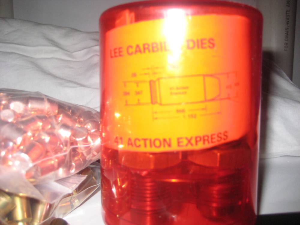 41 Action Express / 41 AE  Loading Start up kit. Dies, Brass, Bullets.-img-0