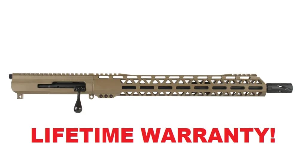 AR-15 .300 Blackout 16" Bolt Action Upper Receiver & BCG Cerakote FDE-img-0