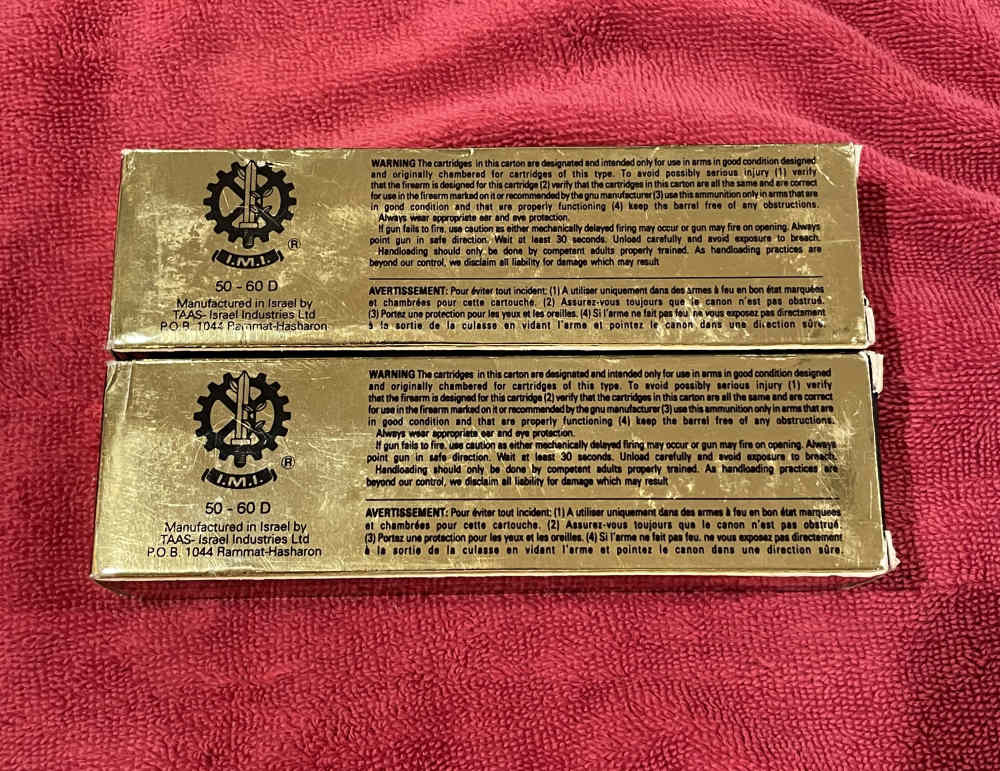 2 Boxes of 50AE Sampson IMI Ammo 40rds-img-4