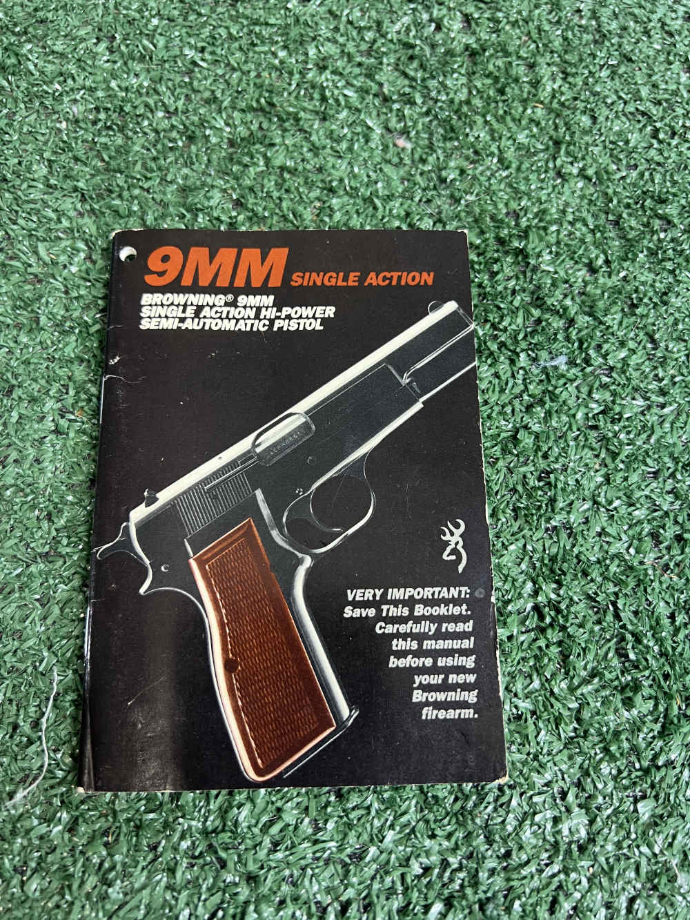 Browning high power 9 mm Belgium made two magazines, booklet and original c-img-22