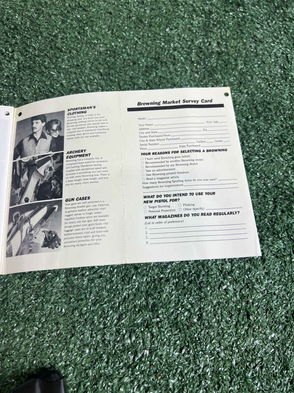 Browning high power 9 mm Belgium made two magazines, booklet and original c-img-26