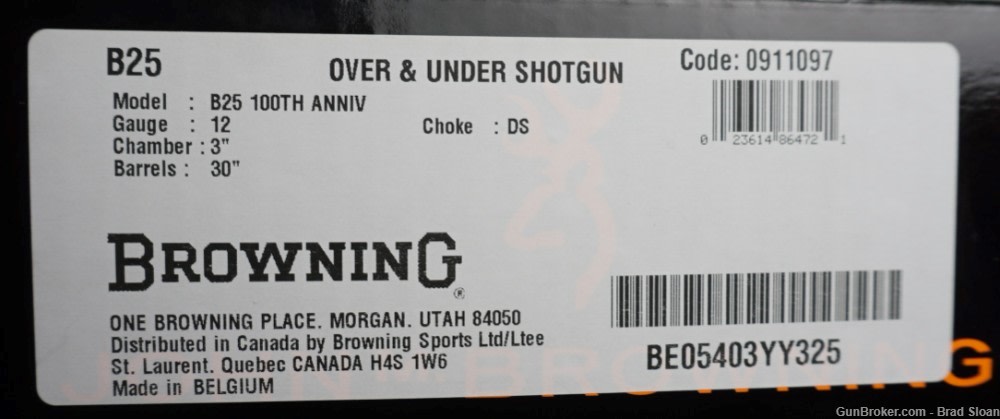 NEW #3 of 25 Browning B25 Superposed 100th Anniversary 12ga 30"-img-45