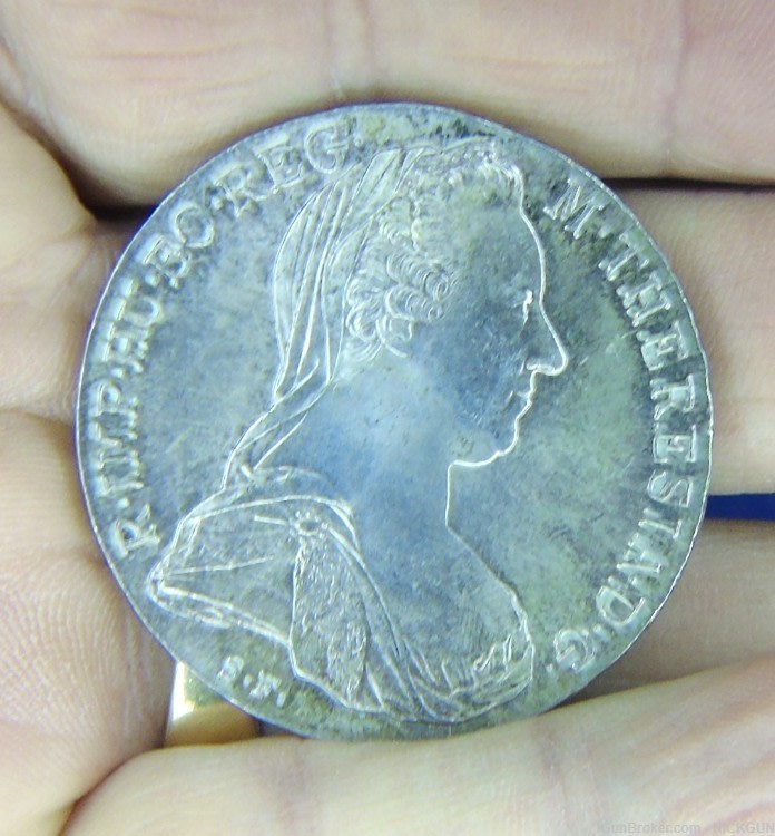1780 Austrian Silver Maria Theresa Thaler Coin (Restrike)-img-4