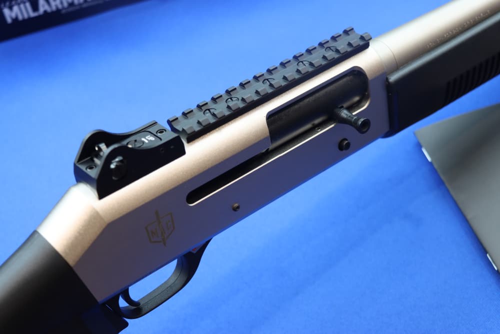 MAC Military Armament Corp Model 1014 MARINE Shotgun 12GA Semi Auto Nickel-img-8