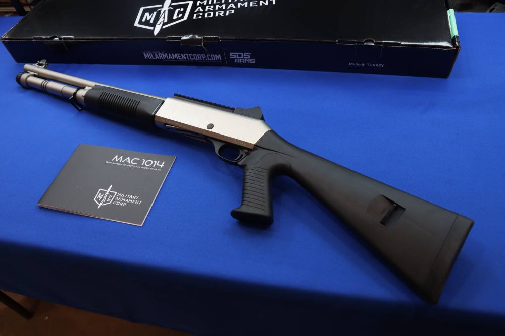 MAC Military Armament Corp Model 1014 MARINE Shotgun 12GA Semi Auto Nickel-img-10