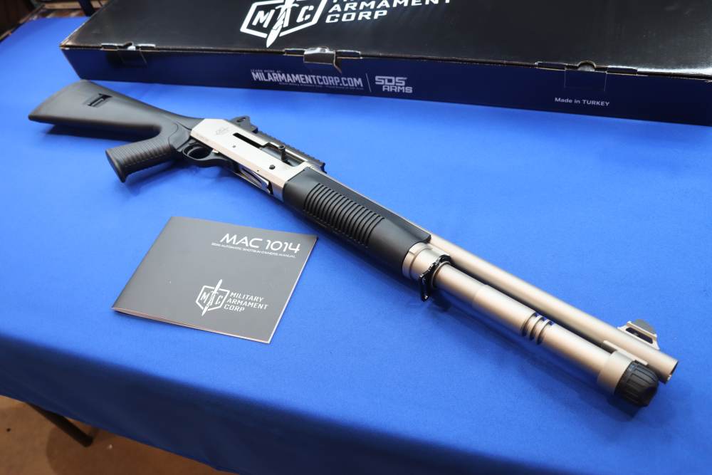 MAC Military Armament Corp Model 1014 MARINE Shotgun 12GA Semi Auto Nickel-img-25