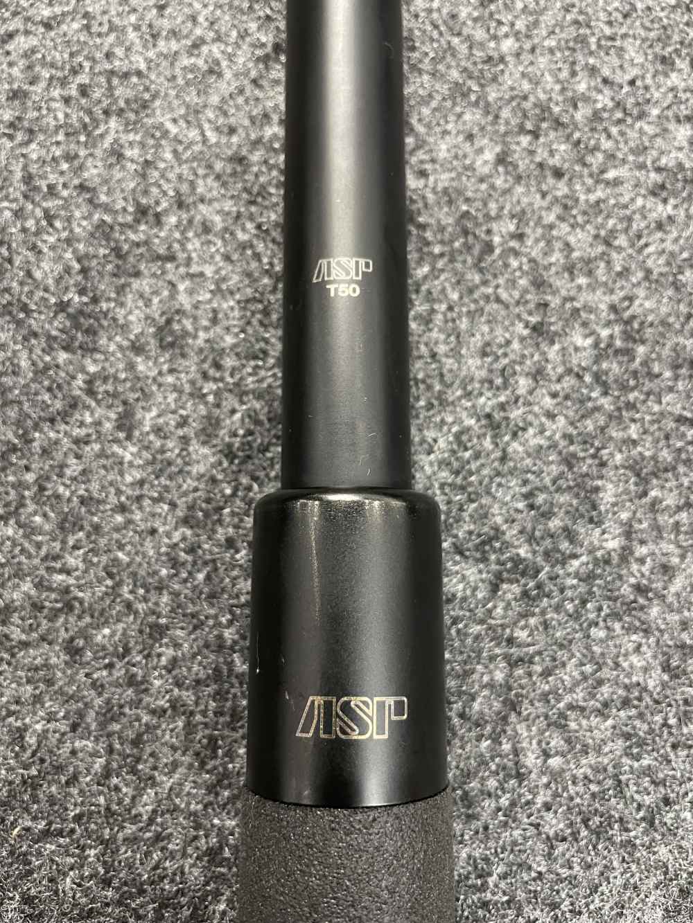 ASP Talon Baton 50cm Black Chrome Button Release With Foam Grip USED-img-1