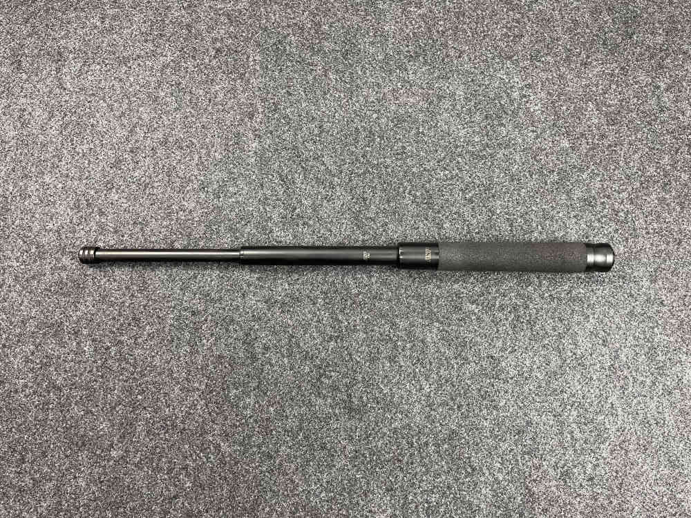 ASP Talon Baton 50cm Black Chrome Button Release With Foam Grip USED-img-0