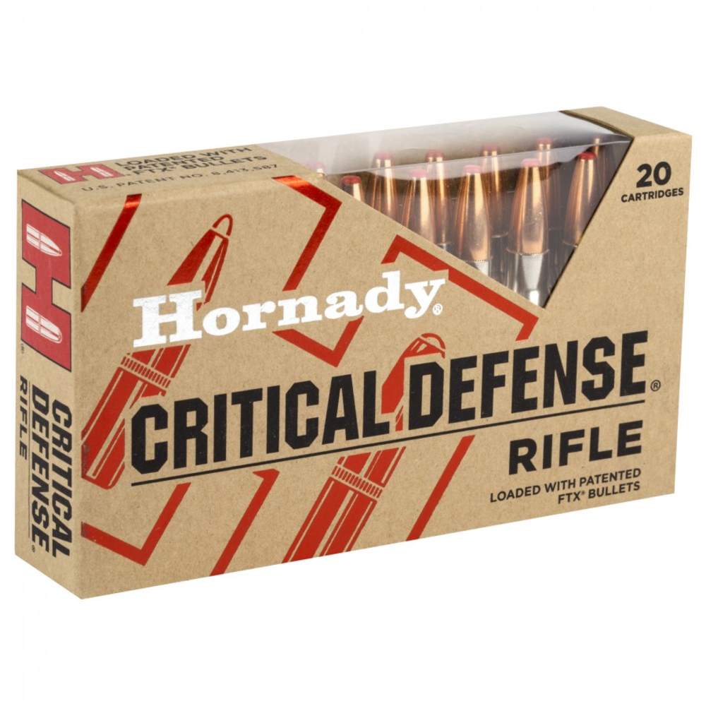 Hornady 80920 Critical Defense 308 Win 155 gr Flex Tip eXpanding-img-0