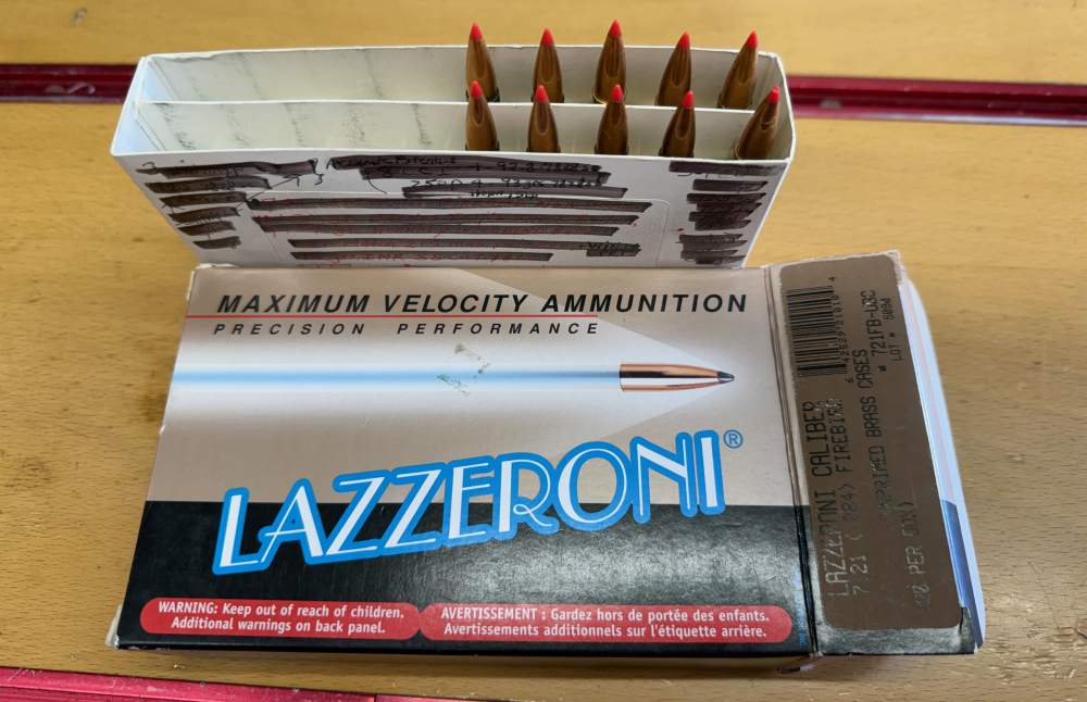 Lazzeroni 7.21 Firebird loaded ammunition 90 Rounds-img-0