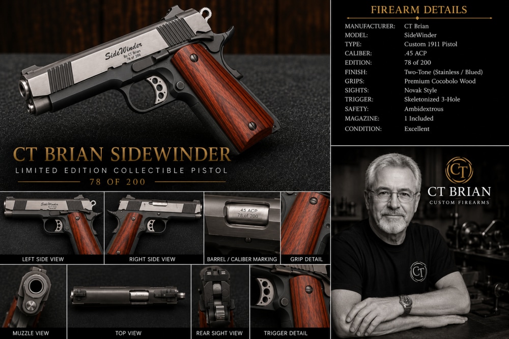 CT Brian Side Winder - Limited Edition Collection Pistol #78 out of #200-img-0