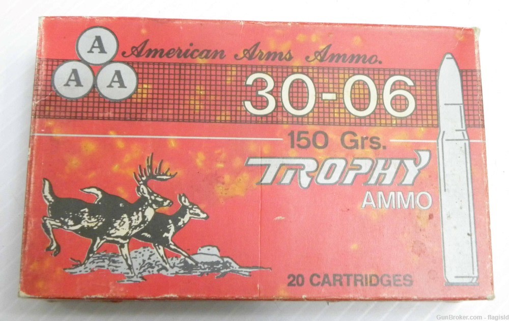 16 Rds of 30-06 Sprg by American Arms Ammo Vintage Box? See Pics-img-0