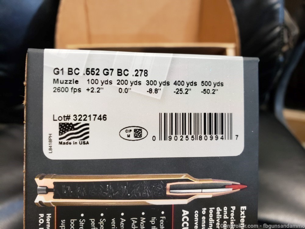 RDY2SHIP 200 ROUNDS HORNADY 308 WINCHESTER ELD-X PRECISION HUNTER 178 80994-img-3