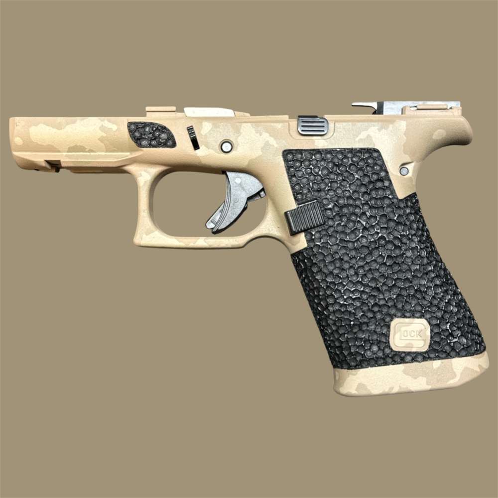 NEW Glock 43X G43X 48 43 Complete Lower MOS OEM Stippled Frame FDE Camo-img-0