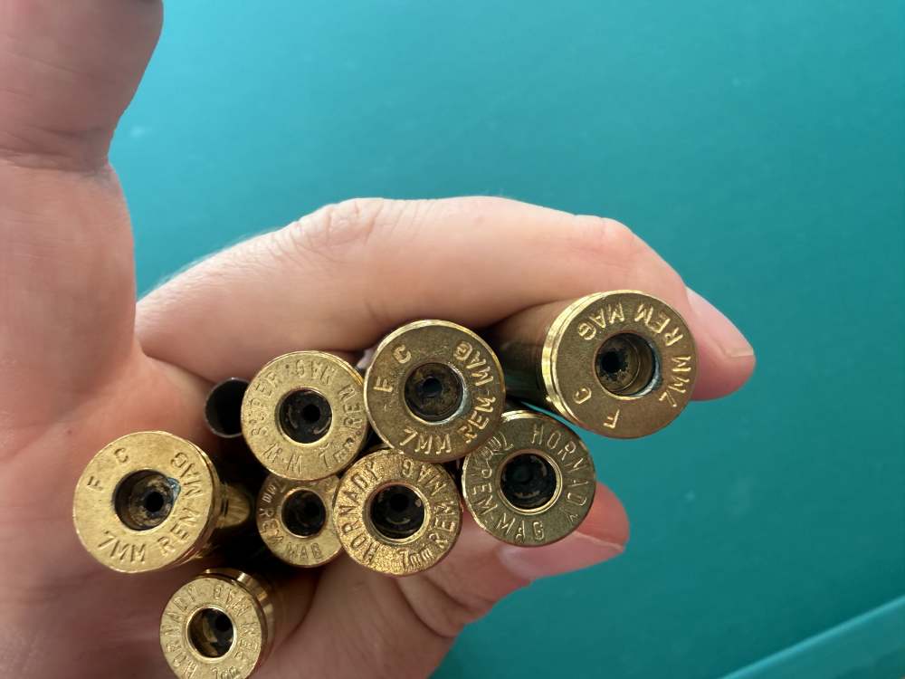 140 7mm Remington Magnum Brass Cases FC, Win, Hornady-img-2
