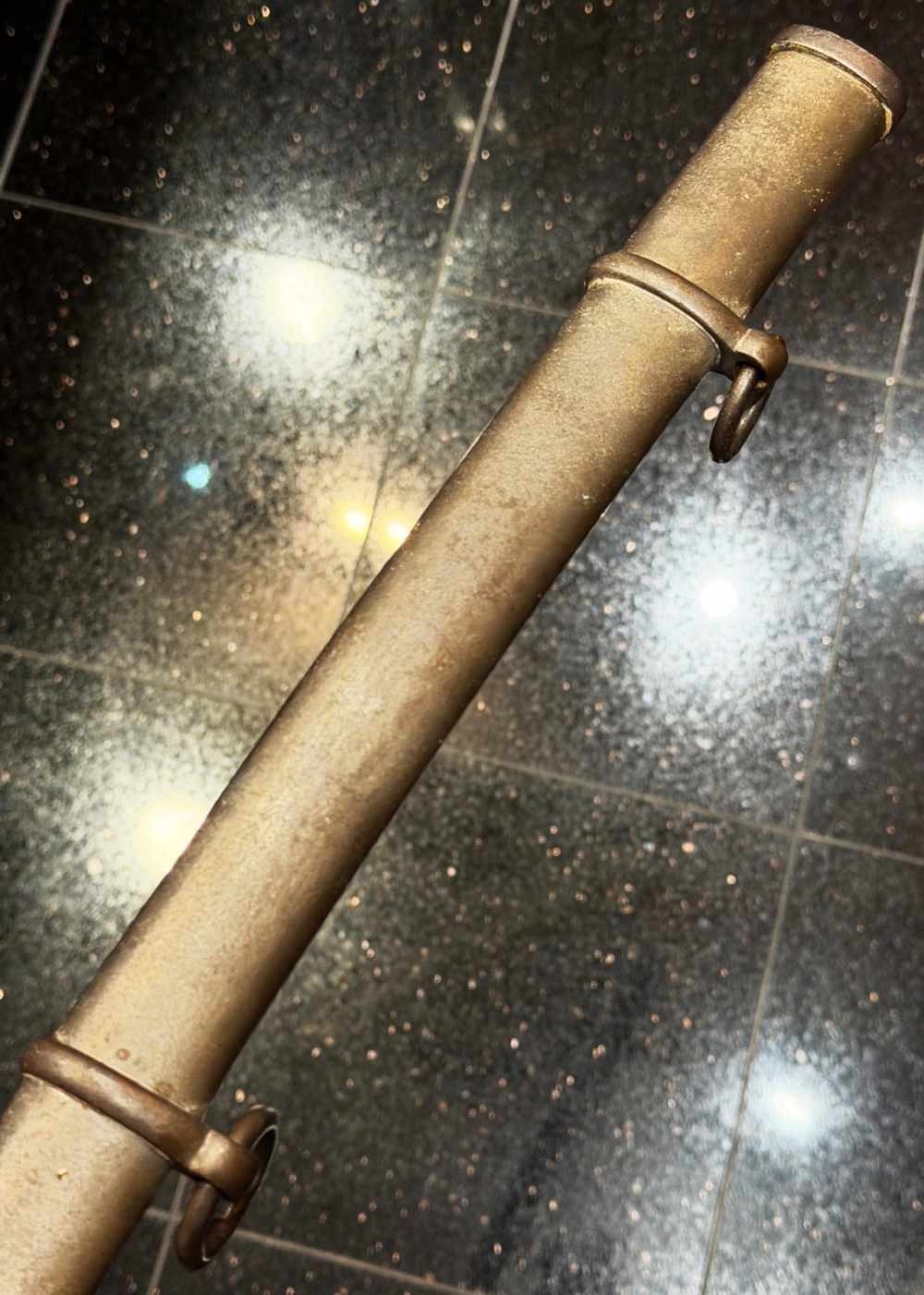 Antique 1863 Civil War Ames Sword Company Light Cavalry Saber and Scabbard-img-9