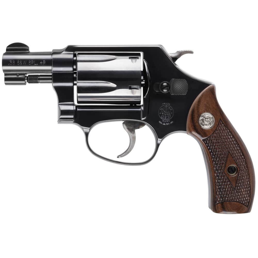 Smith & Wesson 36 No-Lock - 1.88" Barrel (.38 Spl) - Black/Wood-img-0